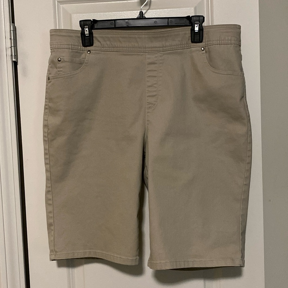 Tan Kim Rogers Bermuda Shorts